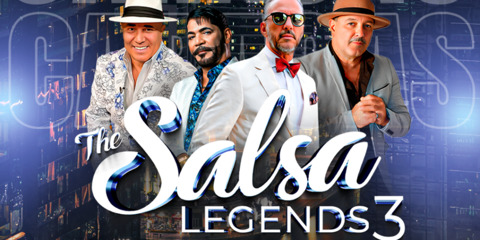 FLYER SALSA LEGENDS 3 ARTISTAS INTERNACIONALES