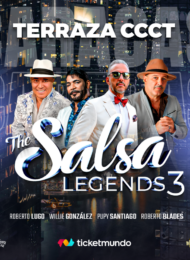 FLYER SALSA LEGENDS 3 ARTISTAS INTERNACIONALES