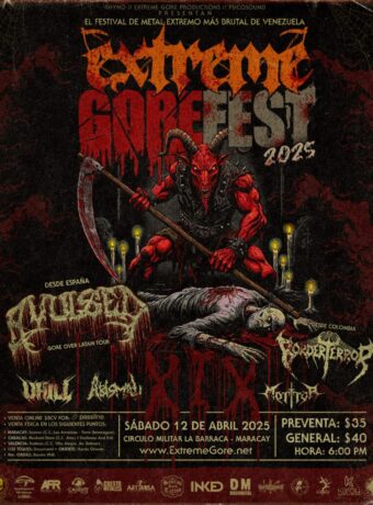 Afiche Oficial - Extreme Gore Fest XIX Aniversario - EGF 2025 (1)