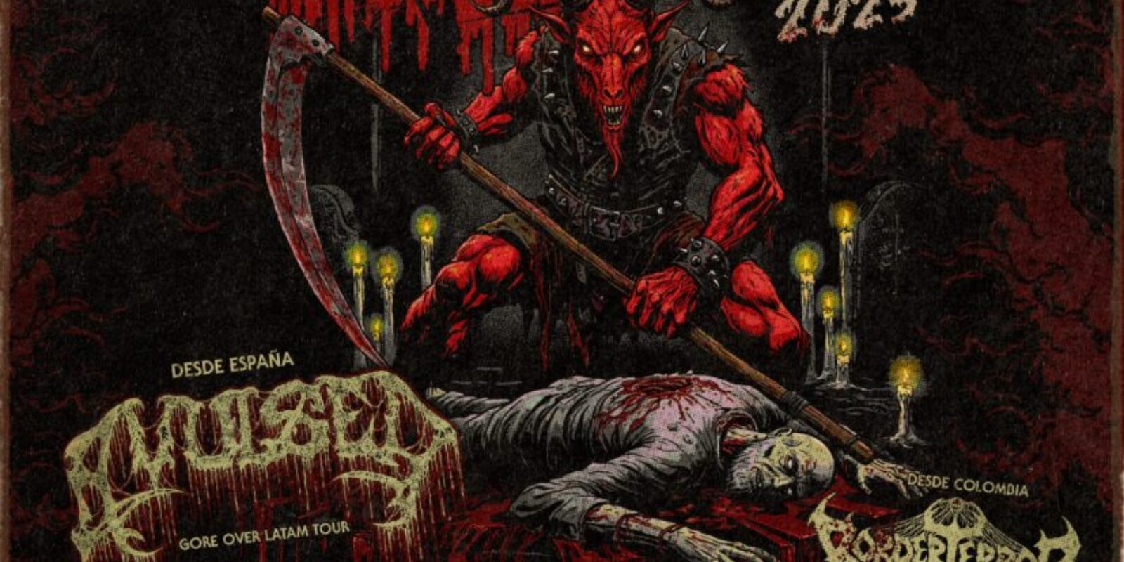 Afiche Oficial - Extreme Gore Fest XIX Aniversario - EGF 2025
